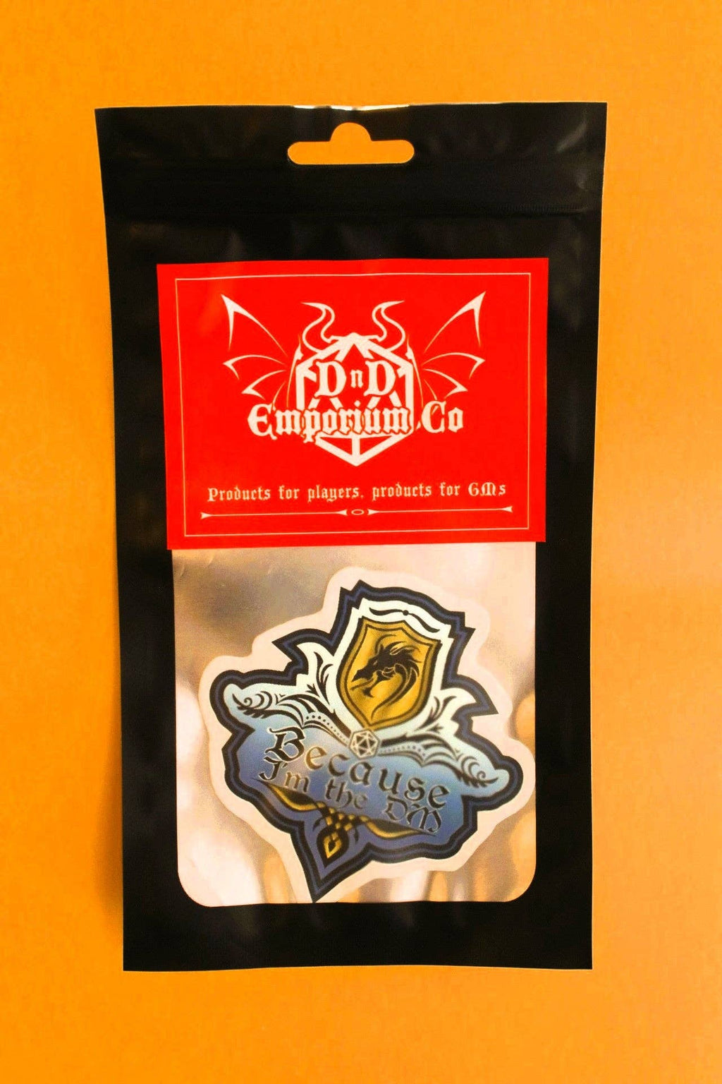 'Warning: This Is A Mimic' DnD Sticker
